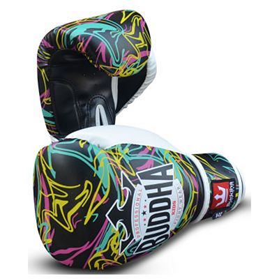 Buddha Pikachu Kids Boxing Gloves Preto