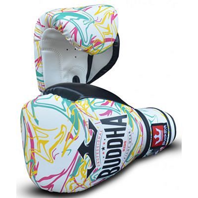 Buddha Pikachu Kids Boxing Gloves White