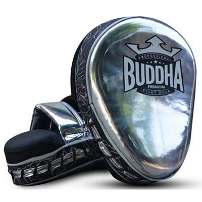 Buddha Premium Curved Focus Mitts Silver