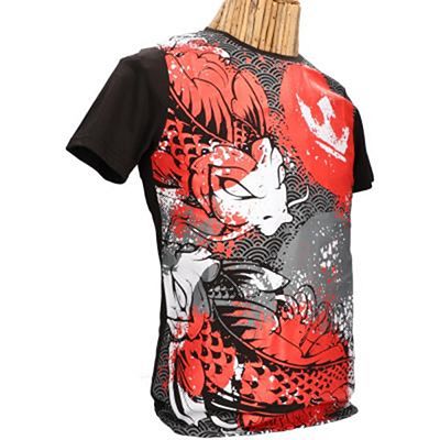 Buddha Premium Koy T-shirt Nero