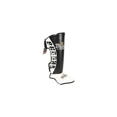 Buddha Premium Shinguards Black-White