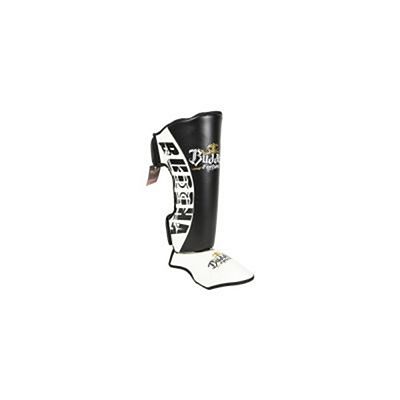 Buddha Premium Shinguards Preto-Branco