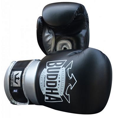 Buddha Pro Gel Boxing Gloves Schwarz