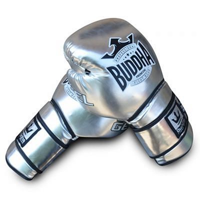 Buddha Pro Gel Boxing Gloves Silver