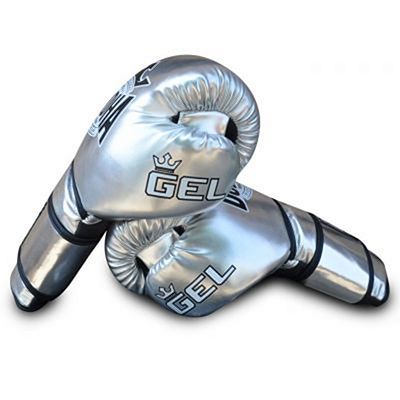 Buddha Pro Gel Boxing Gloves Argent