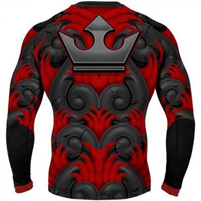 Buddha Rasguard Demon L/S Black-Red