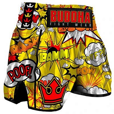 Buddha Retro Bamm Muay Thai Shorts Giallo