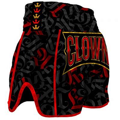 Buddha Retro Crown Muay Thai Short Nero