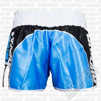 Buddha Retro Pacman Muay Thai Shorts White