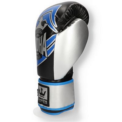 Buddha Scorpion Boxing Gloves Black-Blue