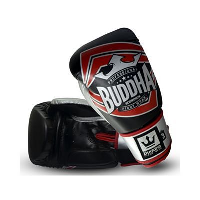 Buddha Scorpion Boxing Gloves Nero-Rosso