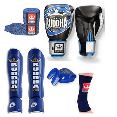 Buddha Scorpion Kickboxing Starter Pack Blau