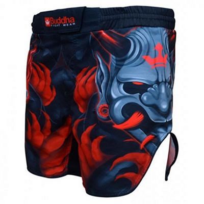 Buddha Short MMA Demon Black-Red