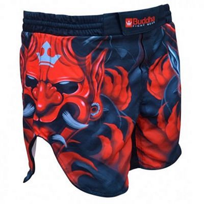 Buddha Short MMA Demon Black-Red