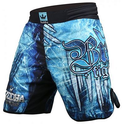 Buddha Short MMA Ice Blau-Schwarz