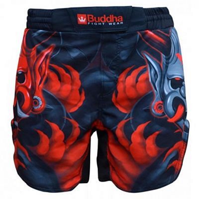 Buddha Short MMA Demon Nero-Rosso