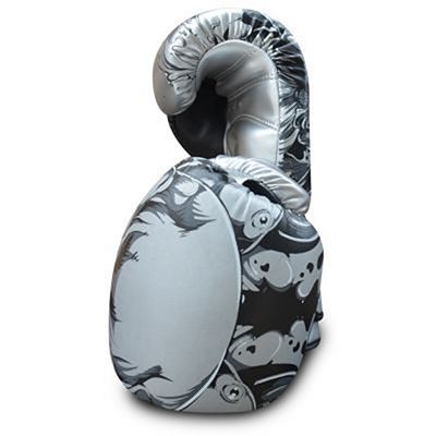 Buddha Skull 2.0 Boxing Gloves Grau-Schwarz