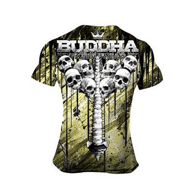 Buddha Skulls T-shirt Gul-Svart