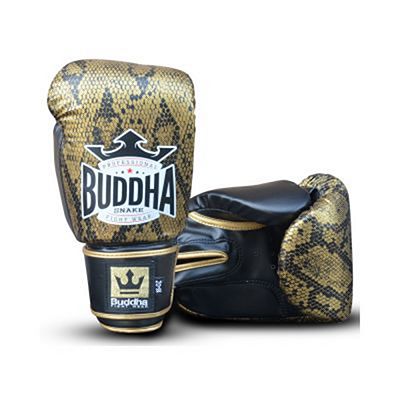 Buddha Snake Boxing Gloves Noir-Or