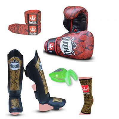 Buddha Snake Kickboxing Starter Pack Vermelho