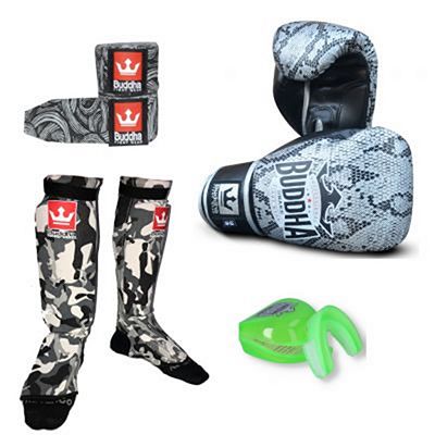 Buddha Snake Light Pack Iniciacion Kickboxing Plata