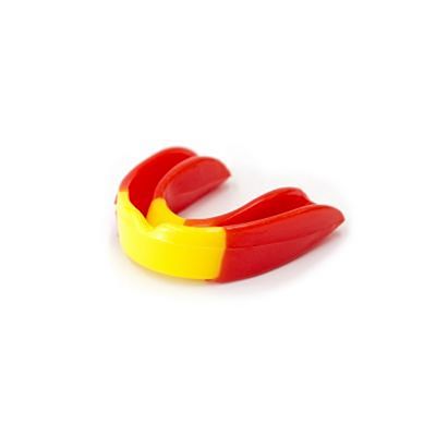 Buddha Spain Single Mouthguard Rosso-Giallo