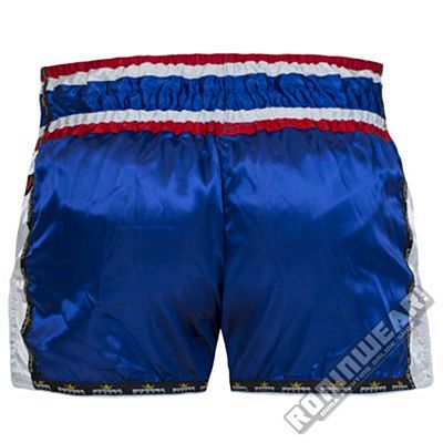 Buddha Muay Thai Shorts Retro Blau