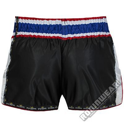 Buddha Muay Thai Shorts Retro Black