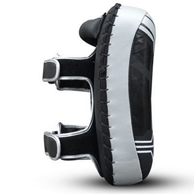 Buddha Straight Leather Thai Pad Future Black-Silver