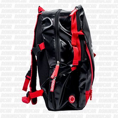 Buddha Street Backpack Negro-Rojo