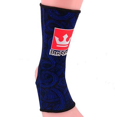 Buddha Tattoo Ankle Supports Blau