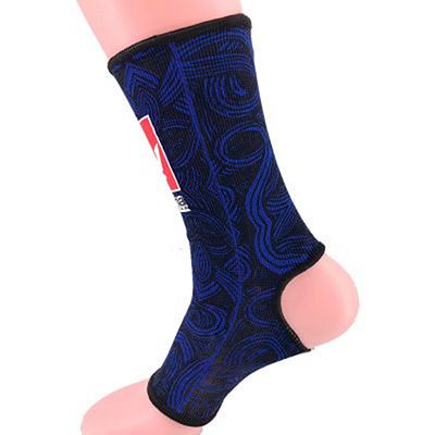 Buddha Tattoo Ankle Supports Blau