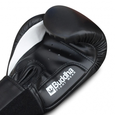 Buddha Top Colors Boxing Gloves Preto-Branco