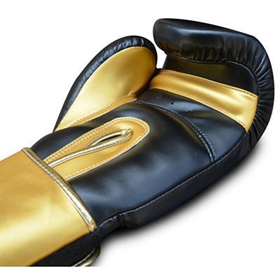 Buddha Top Fight Boxing Gloves Preto-Dourado