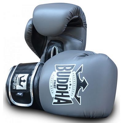 Buddha Top Fight Boxing Gloves Cinza-Prateado