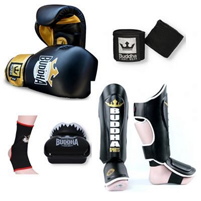 Buddha Top Fight Kickboxing Starter Pack Fekete-Arany