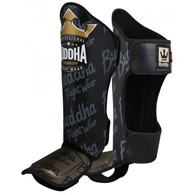 Buddha Top Premium Kids Shinguards Noir