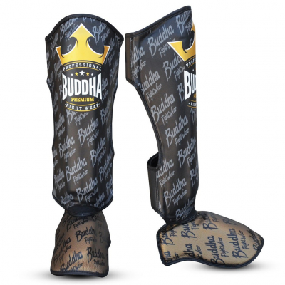 Buddha Top Premium Shinguards Preto