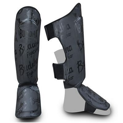 Buddha Top Premium Shinguards Nero-Nero