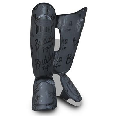 Buddha Top Premium Shinguards Preto-Preto