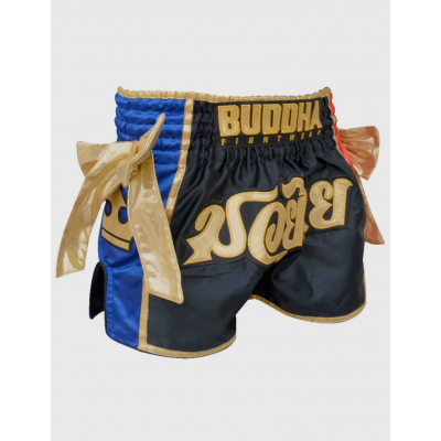 Buddha Traditional Muay Thai Shorts Thailand Nero-Oro
