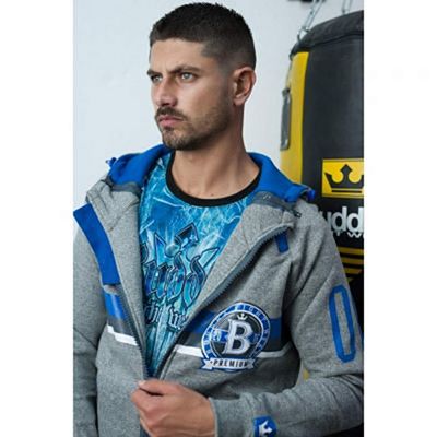 Buddha Trizipper Hoodie Szürke