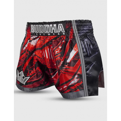 Buddha Urban Muay Thai Shorts Svart-Röd