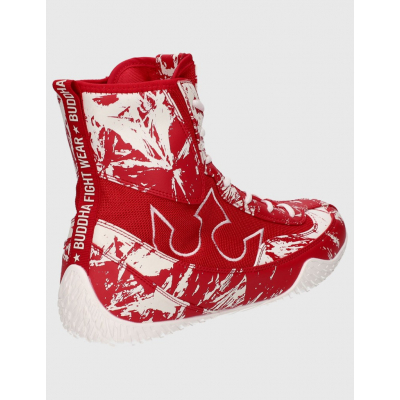 Buddha Vortex Boxing Shoes Röd-Vit