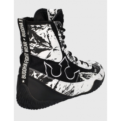 Buddha Vortex Boxing Shoes Vit-Svart