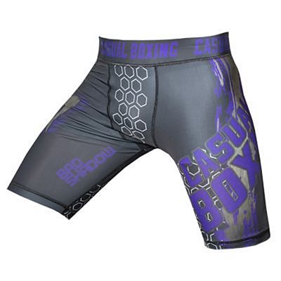 Casual Boxing Bad Shadow Short Compressor Preto-Azul