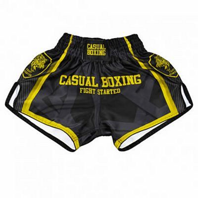 Casual Boxing Kick Shorts Fight Negro-Oro