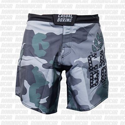 Casual Boxing Train Hard Fight Shorts Camo