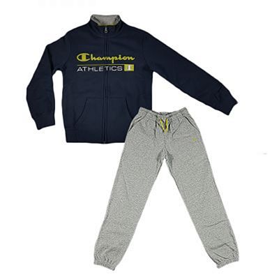 Champion Zip Tracksuit Navy Blue-Grey