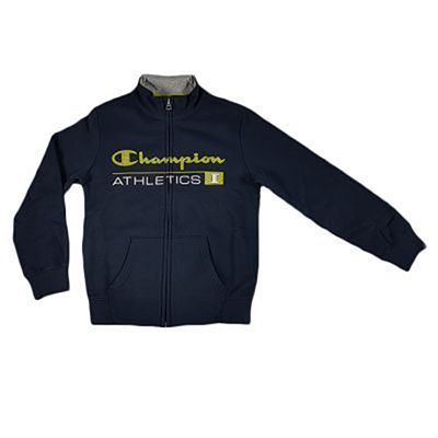 Champion Zip Tracksuit Navy Blue-Grey